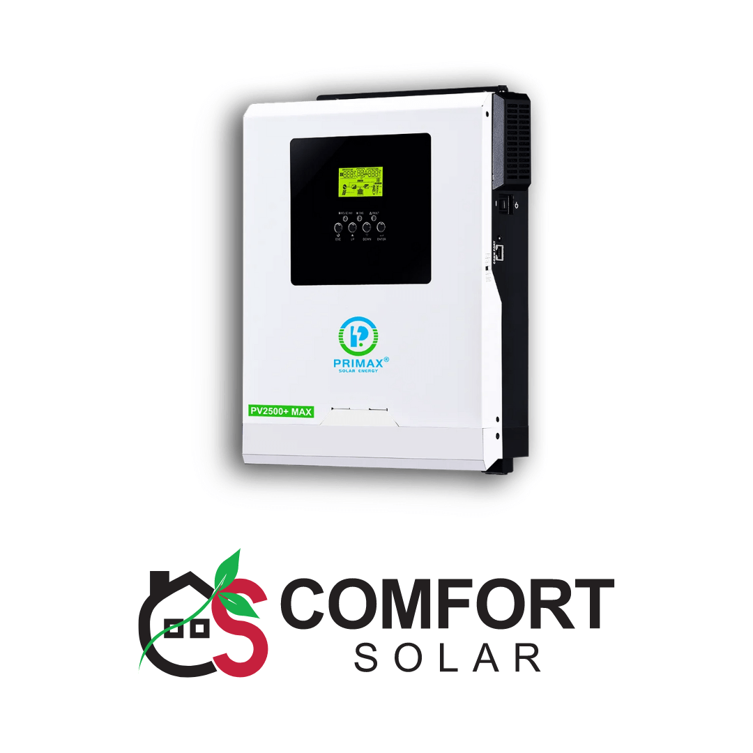 primax hybrid solar inverter galaxy pv2500+ max for efficient solar energy conversion and storage