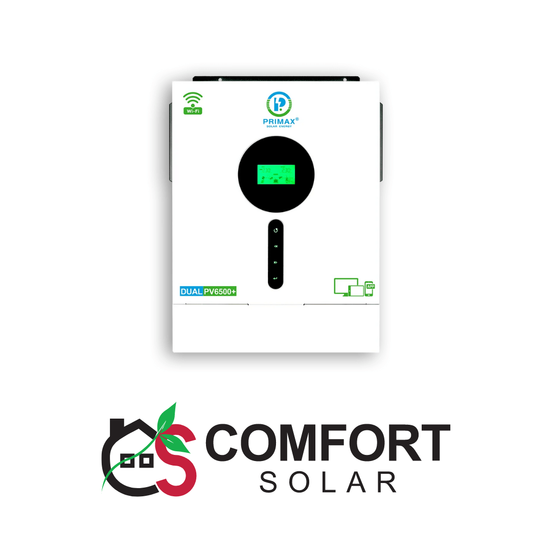 PRIMAX hybrid solar inverter - galaxy dual pv6500+ 5.6kw for efficient solar energy conversion