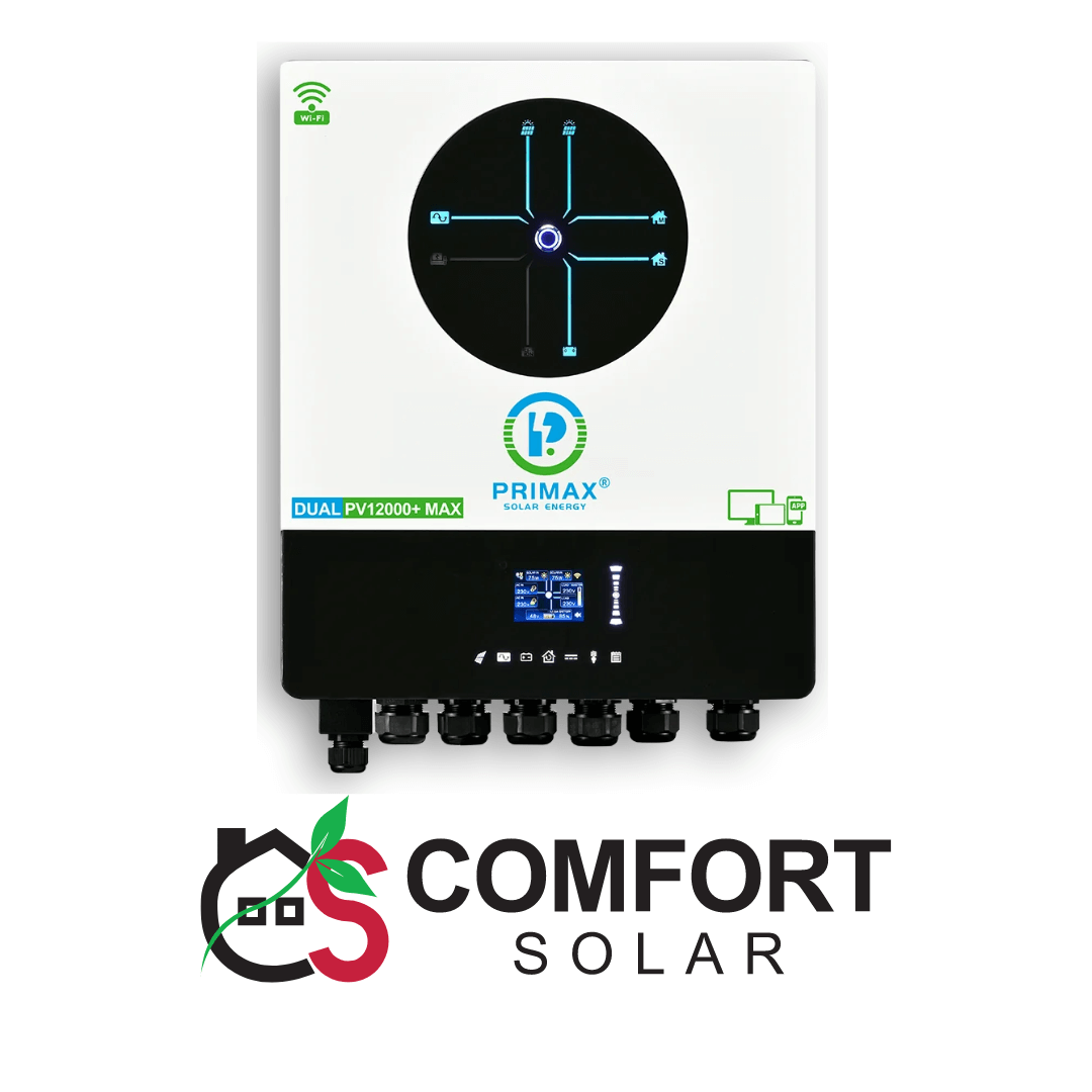 primax hybrid solar inverter – galaxy dual pv12000+ max for efficient solar energy conversion