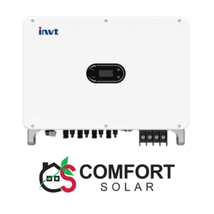 INVT xg50-70ktr three-phase on-grid solar inverter, a white power conversion system for solar energy applications.