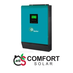 tesla vmii plus 3.6 kw off-grid solar inverter with digital display, part of comfort solar solutions