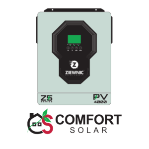 Solar hybrid inverter 3.2 (kva) 6g pv4000 by ZIEWNIC, a reliable energy solution for home or business.