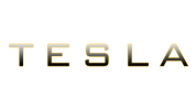 tesla logo with gradient effect