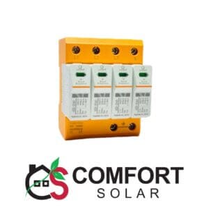 Mora aes-2040 4-pole surge protection device (spd) – 40ka, providing electrical surge protection.