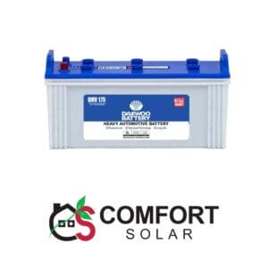 daewoo dhv-175 heavy automotive battery, a commercial vehicle battery ensuring reliable power and long life.