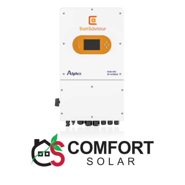 Alpha SunSaviour 6KW Hybrid Solar Inverter (48V) – Lithium & Lead-acid Compatible