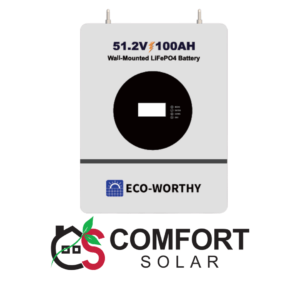 ECO-LFP48100-BG – 5.12kWh 48V LiFePO₄ Battery